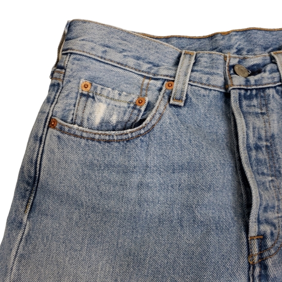 Levi's Premium 501 Skinny Button Fly Jeans Womens 25 - Picture 6 of 13